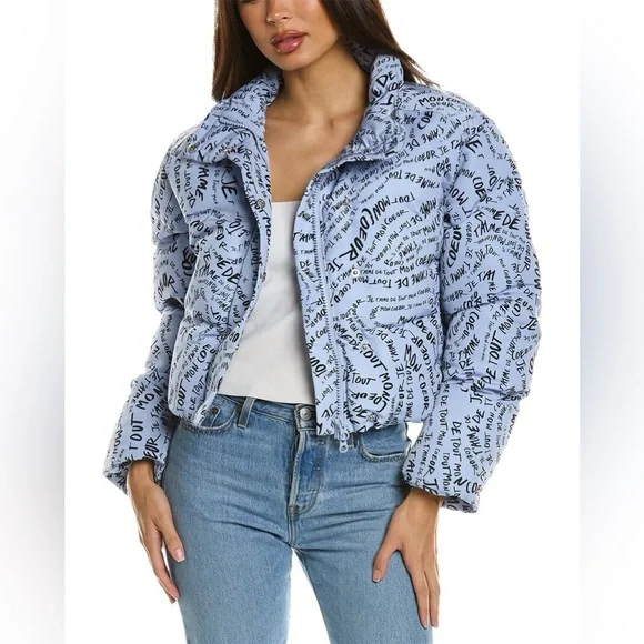 CINQ À SEPT Collins Puffer Jacket - Picture 1 of 11